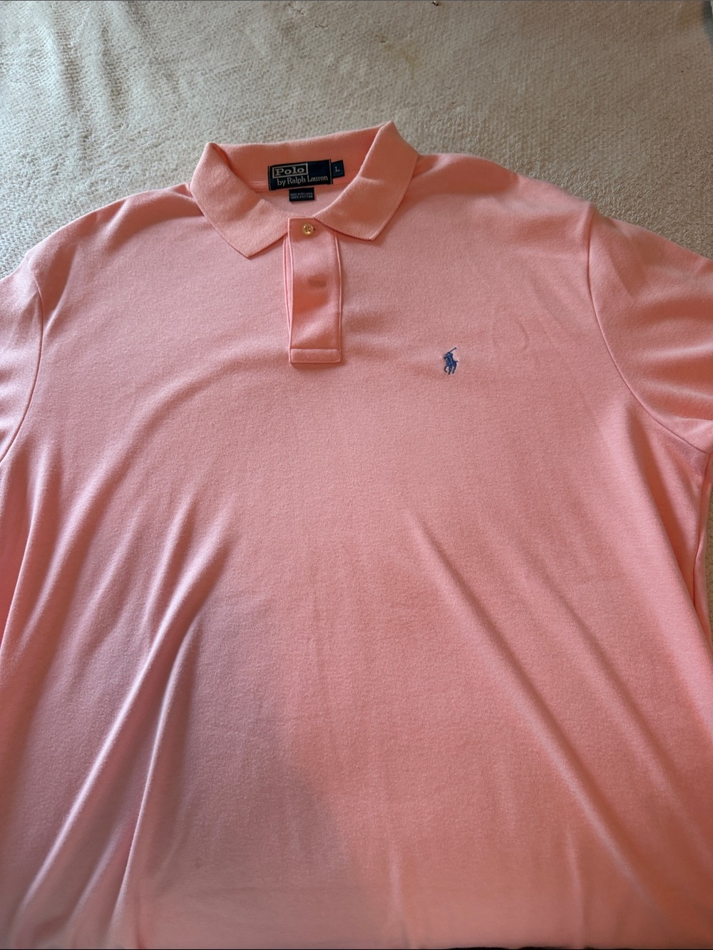 Polo by Ralph Lauren Light Pink Classic Short-Sleeve Polo